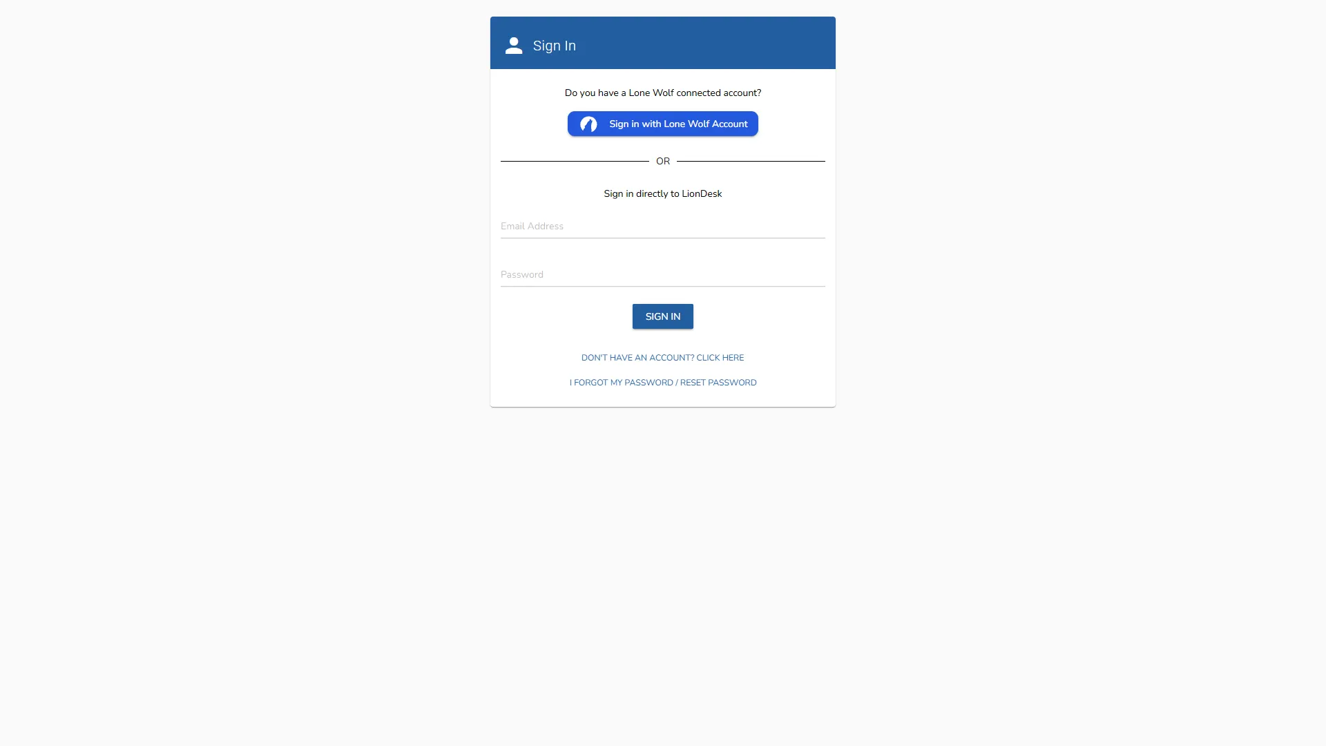 LionDesk Screenshot